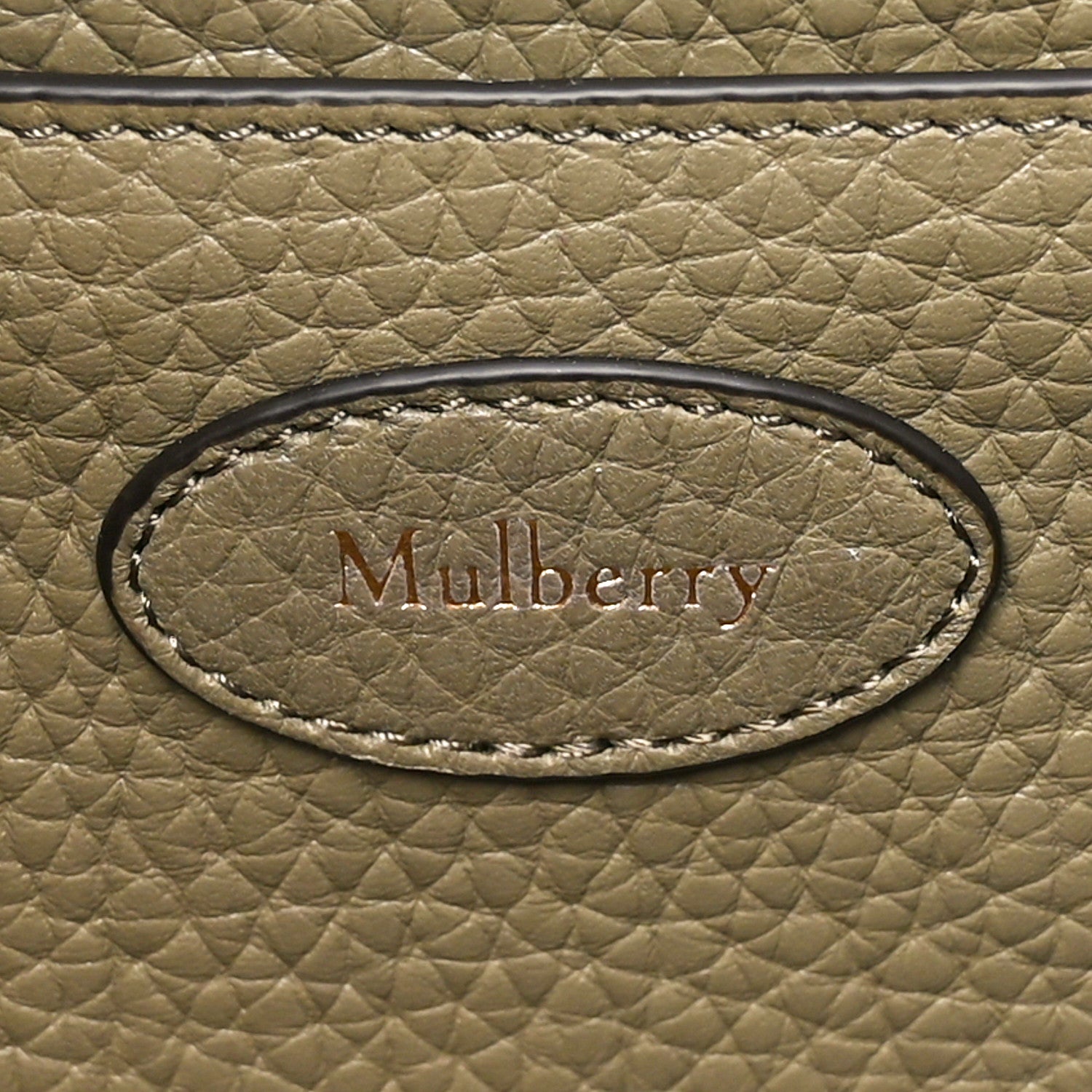 Mulberry Heavy Grain Mini Soft Bayswater Linen Green 6 of 9