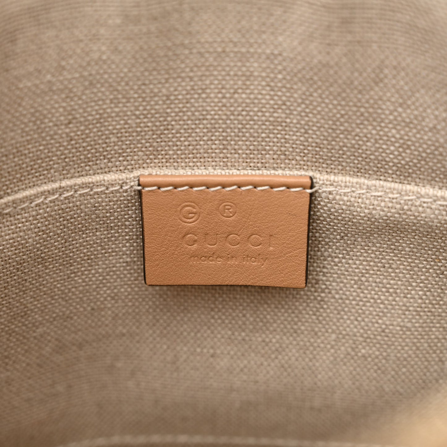 Soft Microguccissima Mini Dome Bag Camelia