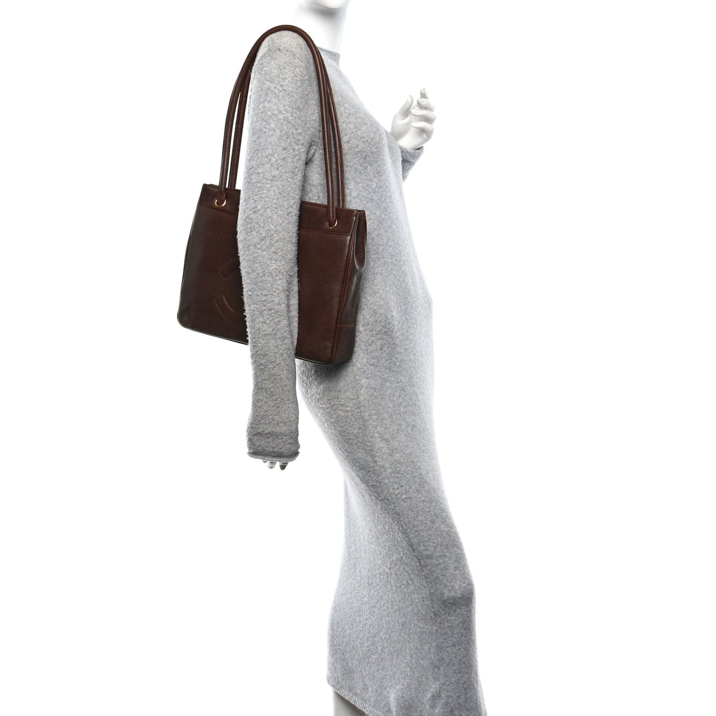 Caviar Timeless CC Tote Brown