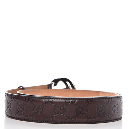 Gucci Guccissima Interlocking G Belt 100 40 Brown 3 of 6