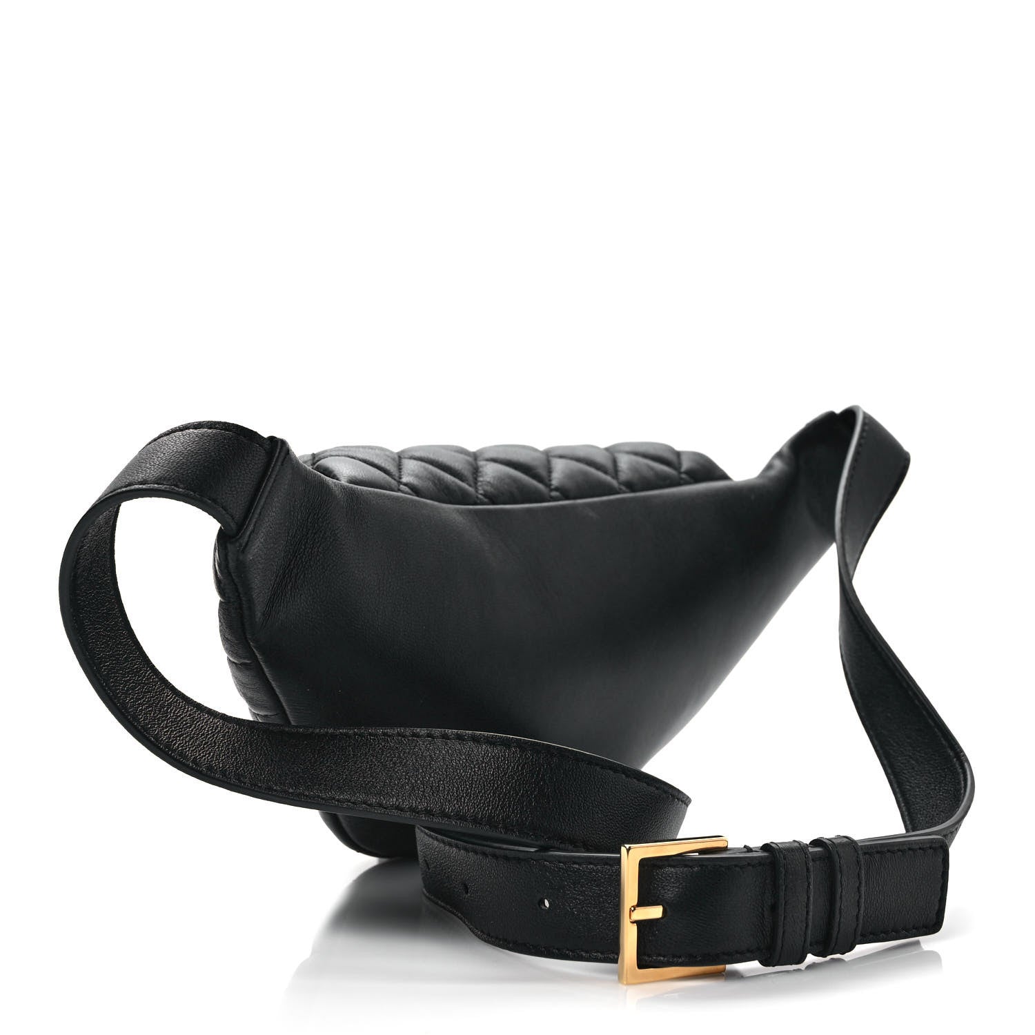 Versace Nappa Quilted Medusa Belt Bag Black 3 of 8