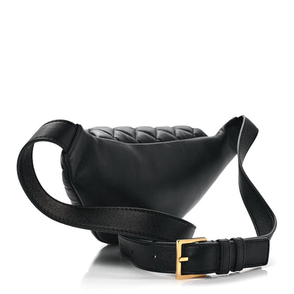 Versace Nappa Quilted Medusa Belt Bag Black 3 of 8