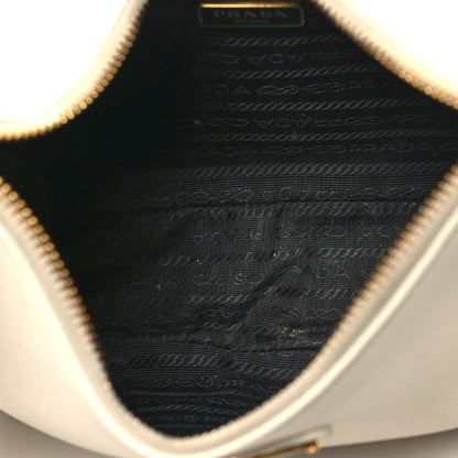 Prada Saffiano Re-Edition 2005 Shoulder Bag White 5 of 12