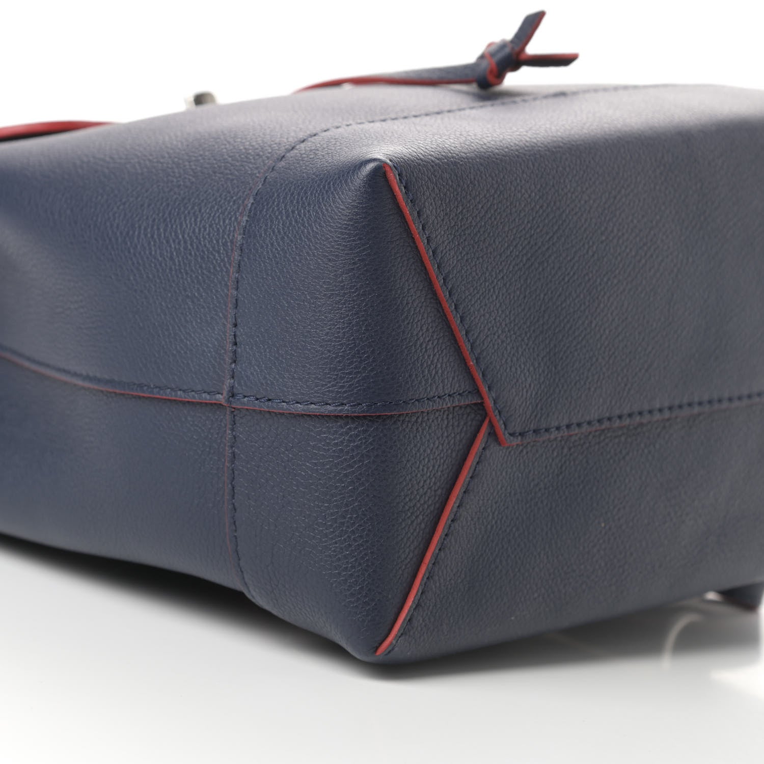 Louis Vuitton Soft Calfskin Lockme Backpack Marine Rouge 9 of 10