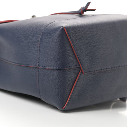 Louis Vuitton Soft Calfskin Lockme Backpack Marine Rouge 9 of 10