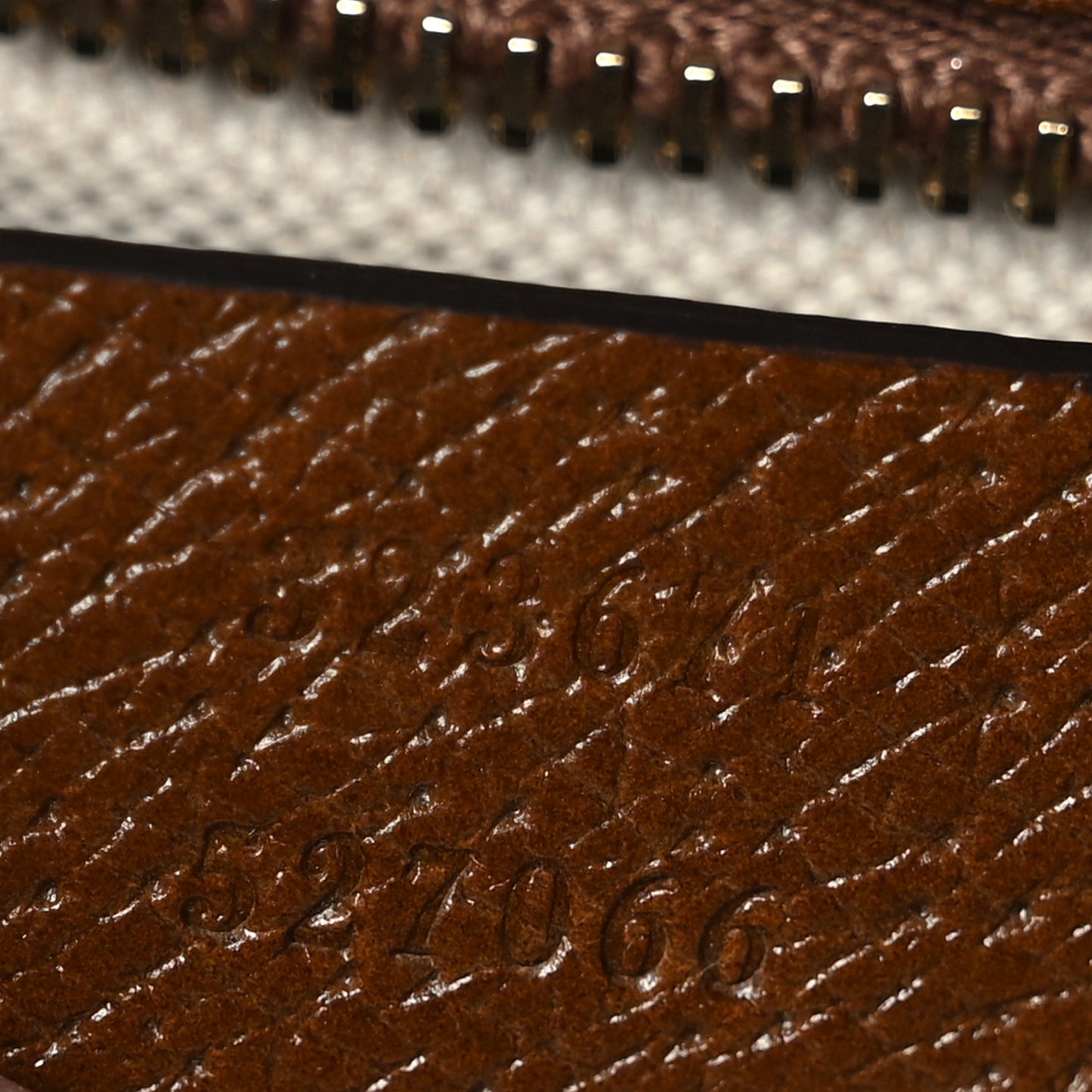 Monogram Medium Bree Zippered Tote Beige Tabacco