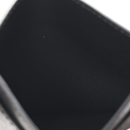 Celine Grained Calfskin Card Holder Black 5 of 8