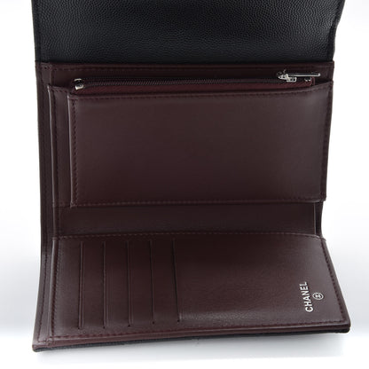 Chanel Caviar Quilted Medium Flap Wallet Black 5 of 10