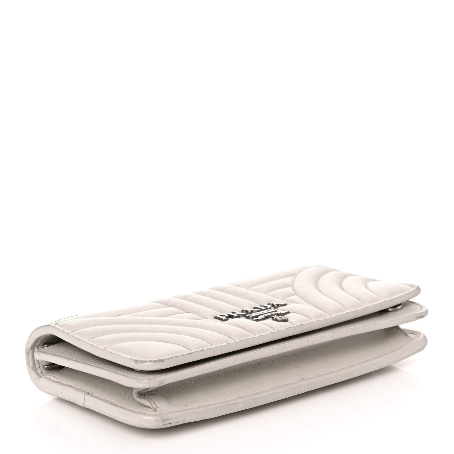 Soft Calfskin Impunture Diagramme Chain Wallet