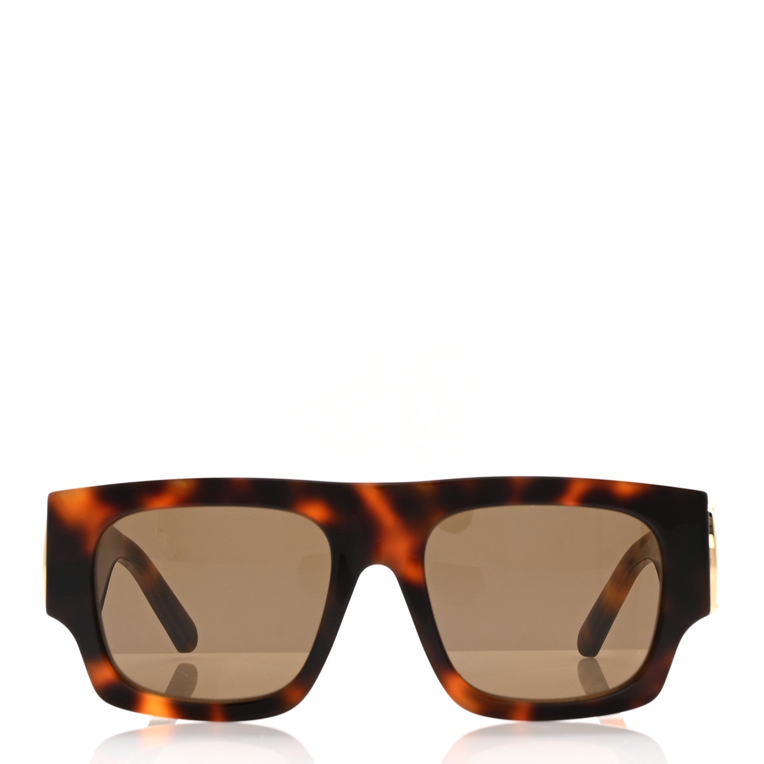 Louis Vuitton Acetate LV Link Square Sunglasses Z1479W Dark Tortoise 2 of 10