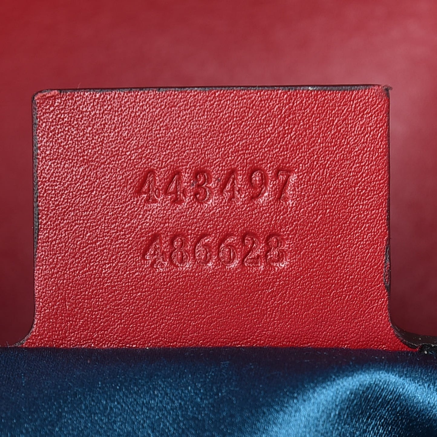 Velvet Matelasse Small GG Marmont Shoulder Bag Hibiscus Red