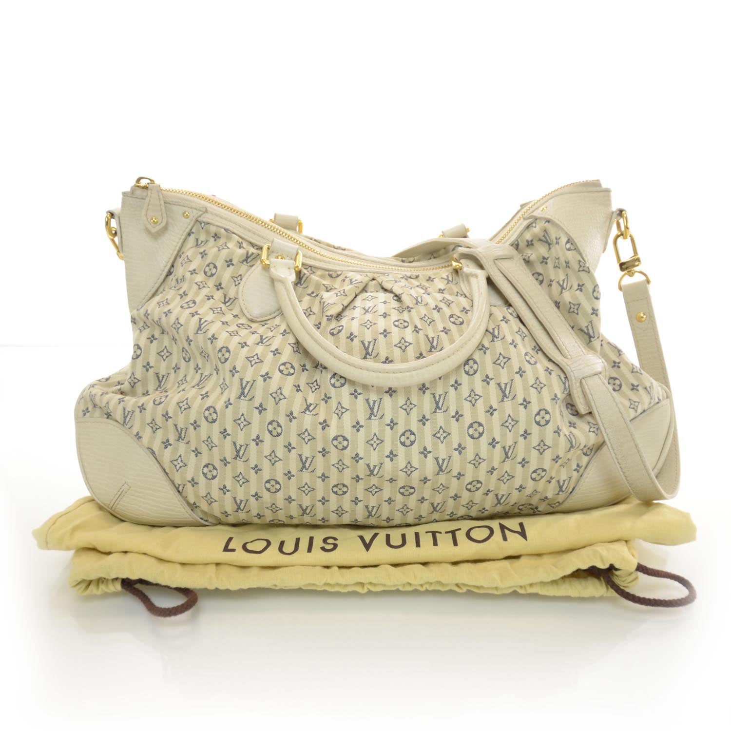 Louis Vuitton Mini Lin Croisette Marina GM Blue 3 of 10