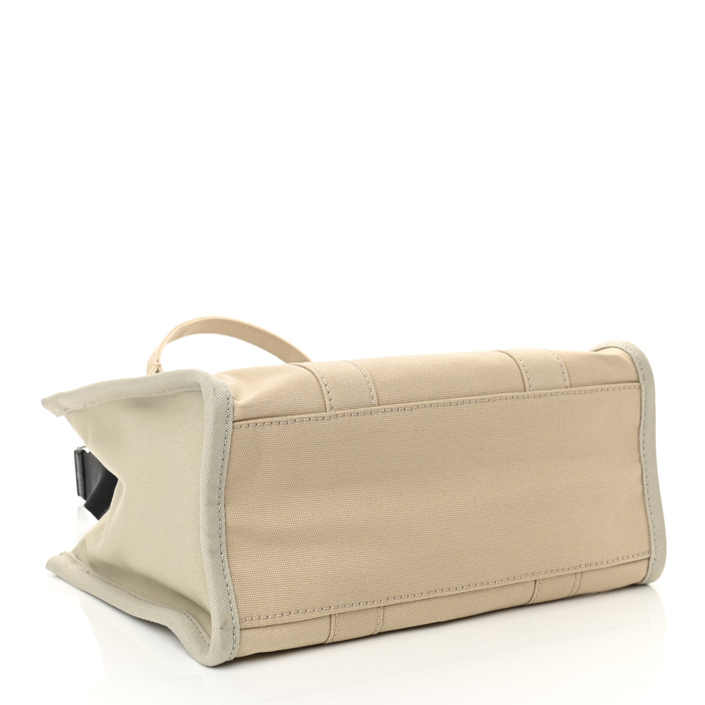 Cotton Canvas Medium The Traveler Tote Bag Beige