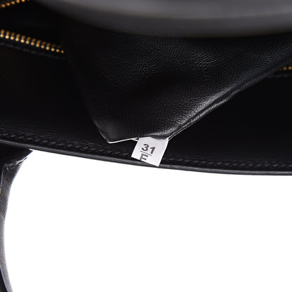 Prada Saffiano City Calfskin Medium Bibliothèque Top Handle Black 6 of 8