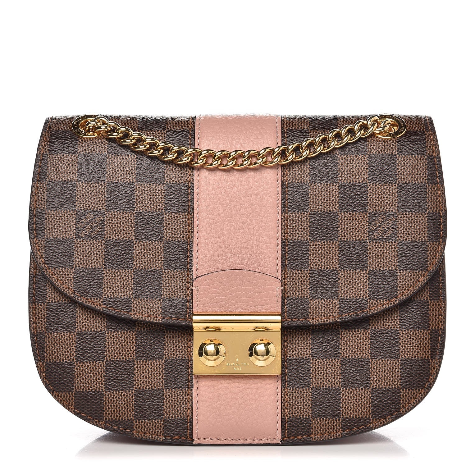 Louis Vuitton Damier Ebene Cuir Taurillon Wight Magnolia 1 of 7