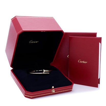 Cartier 18K Yellow Gold Diamond Small Juste Un Clou Bracelet 16 4 of 4