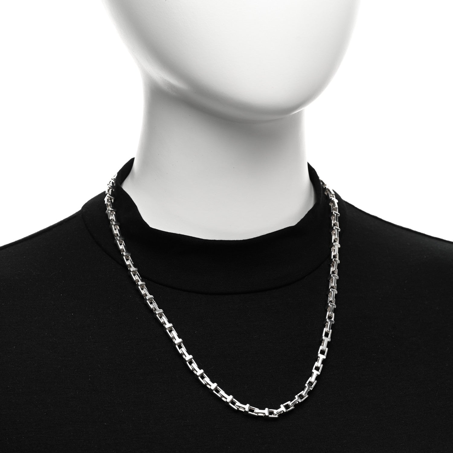 Tiffany Sterling Silver Interchangeable T Chain Necklace 5 of 11