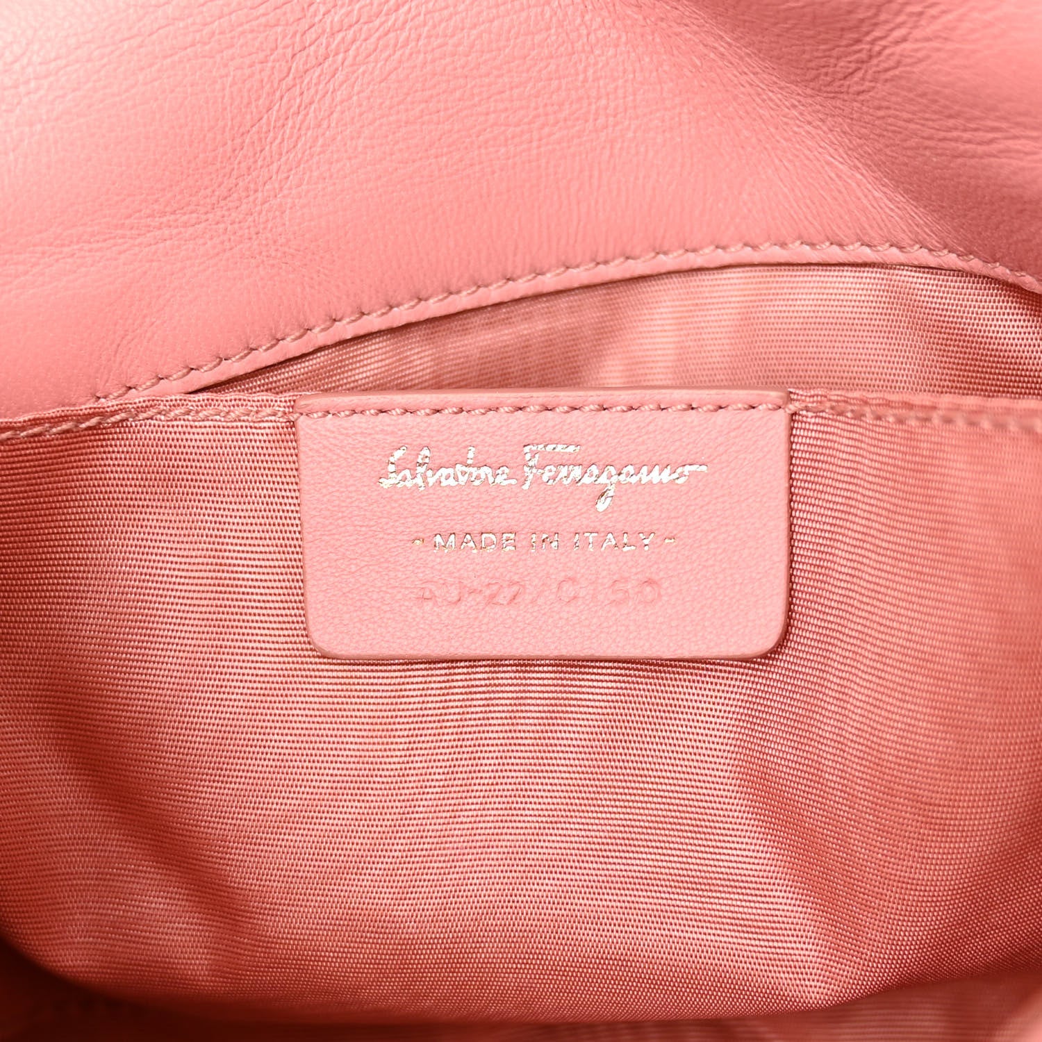 Salvatore Ferragamo Nappa Quilted Ginny Crossbody Pink 6 of 9