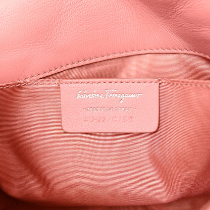 Salvatore Ferragamo Nappa Quilted Ginny Crossbody Pink 6 of 9