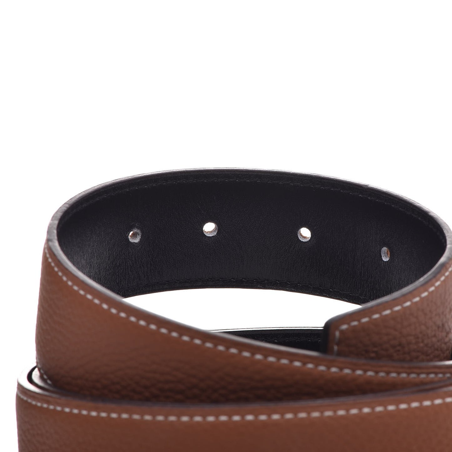 Chamonix Togo 32mm Belt Strap 85 Black Gold