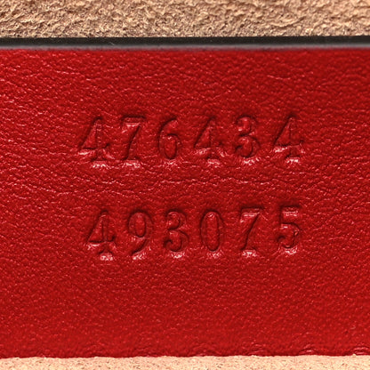 Gucci Calfskin Matelasse GG Marmont Belt Bag 75 30 Hibiscus Red 7 of 12