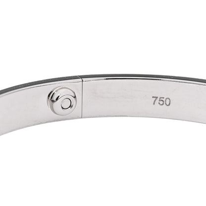 Cartier 18K White Gold LOVE Bracelet 17 4 of 7