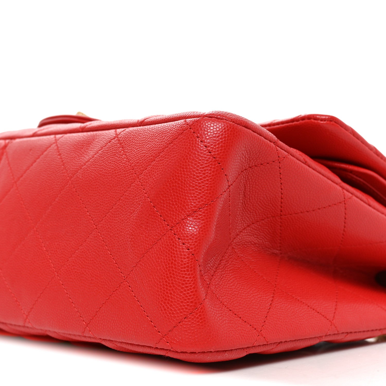 Chanel Caviar Chevron Quilted 2.55 Reissue 227 Flap Red 9 of 10