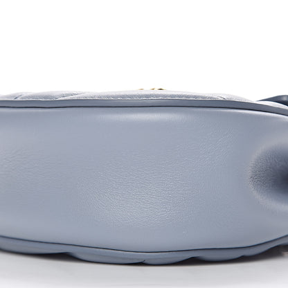 Chloe Calfskin Quilted Mini Drew Bijou Shoulder Bag Washed Blue 10 of 10