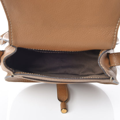 Chloe Calfskin Mini Marcie Round Crossbody Bag Nut 7 of 9