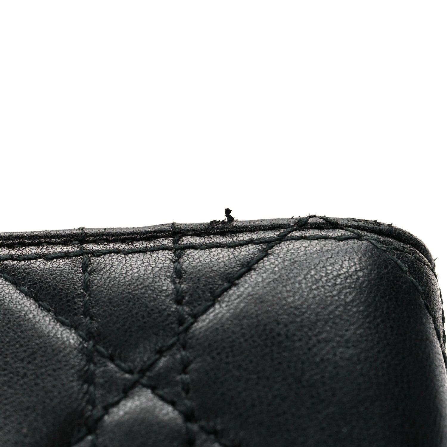 Christian Dior Patent Lambskin Cannage Lady Dior Rendezvous Wallet On Chain Black 11 of 11