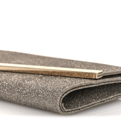 Jimmy Choo Dusty Glitter Emmie Clutch Platinum Ice 9 of 11