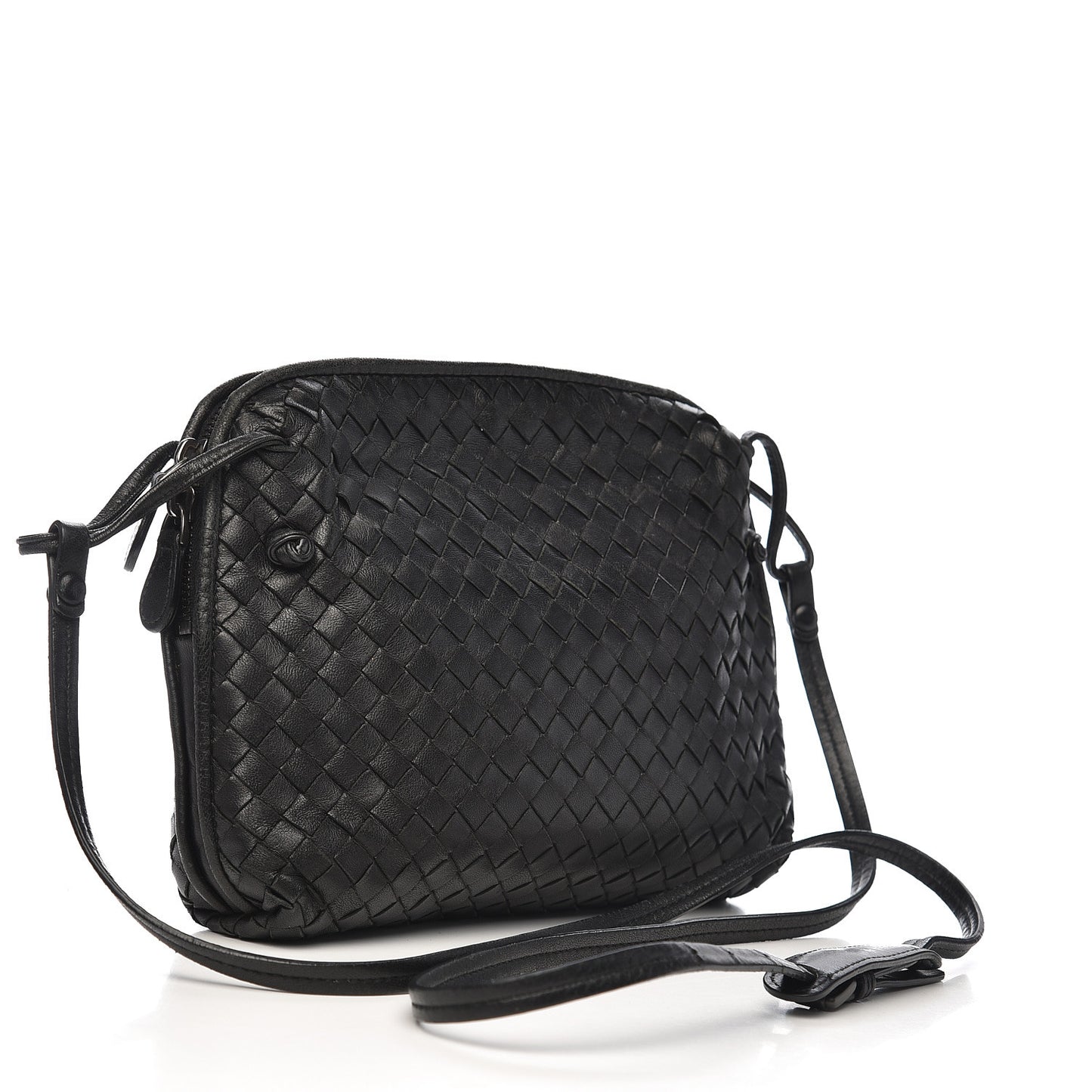 Nappa Intrecciato Nodini Bag Black