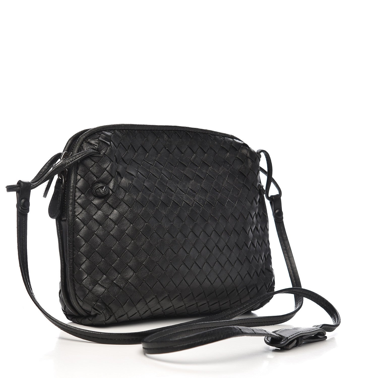 Bottega Veneta Nappa Intrecciato Nodini Bag Black 3 of 12