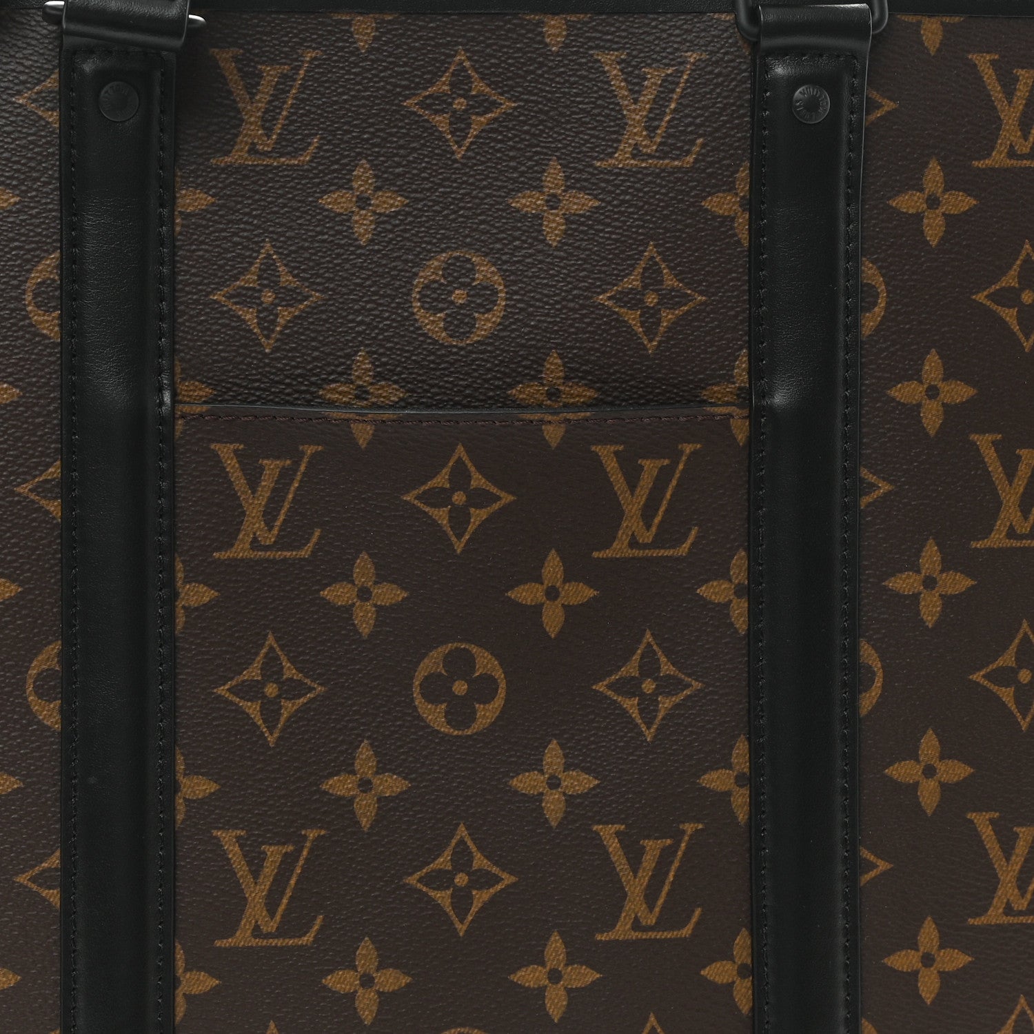 Louis Vuitton Monogram Macassar Weekend Tote PM 7 of 9