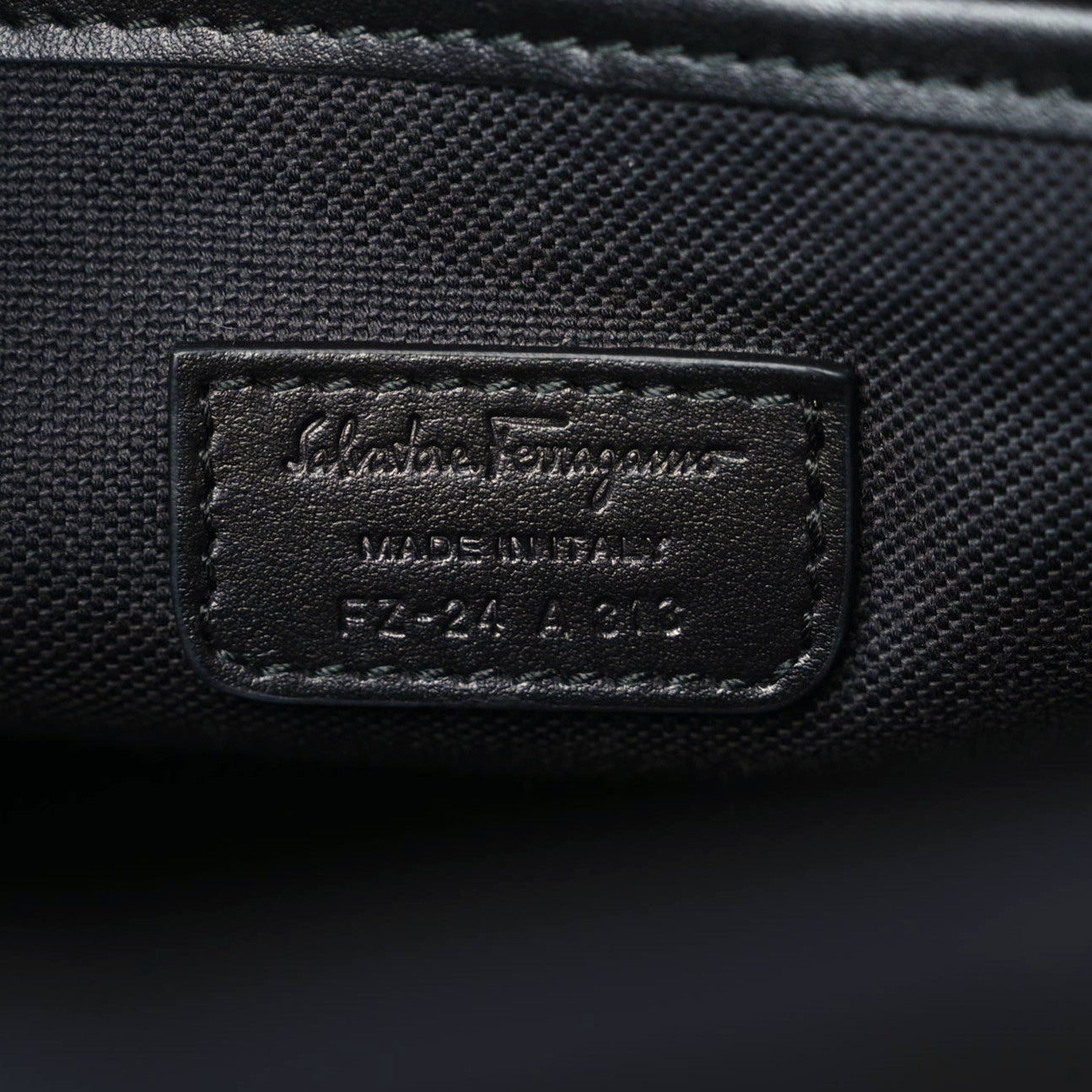 Salvatore Ferragamo Calfskin Backpack Black 13 of 13