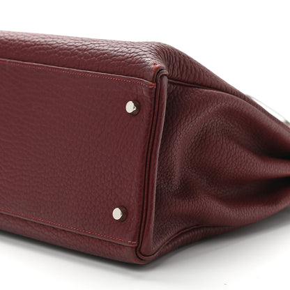 Hermes Fjord Kelly Retourne 40 Rouge H 10 of 31
