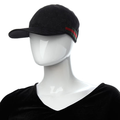 Gucci Monogram Web Baseball Hat M Black 2 of 7