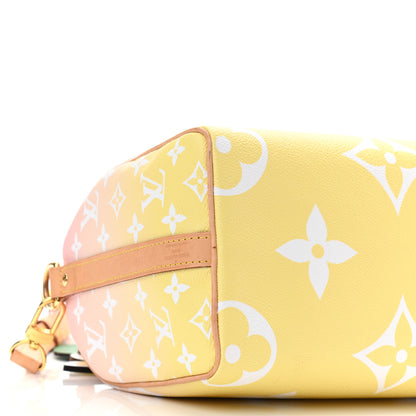 Louis Vuitton Monogram Giant By The Pool Speedy Bandouliere 25 Light Pink 9 of 12
