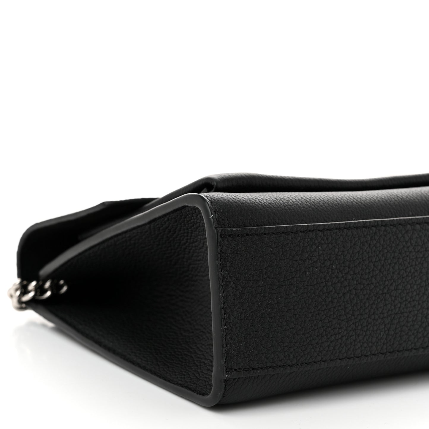 Soft Calfskin Mylockme Chain Bag BB Black