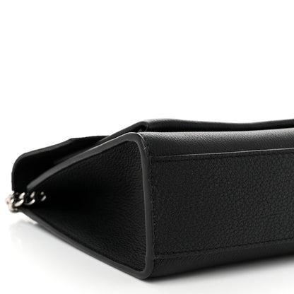 Louis Vuitton Soft Calfskin Mylockme Chain Bag BB Black 8 of 9