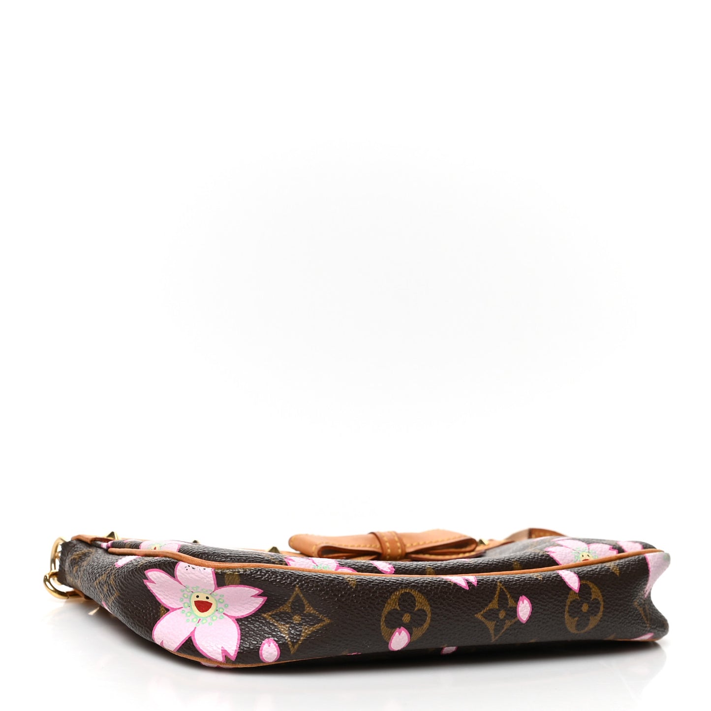 Monogram Cherry Blossom Pochette Accessories Brown