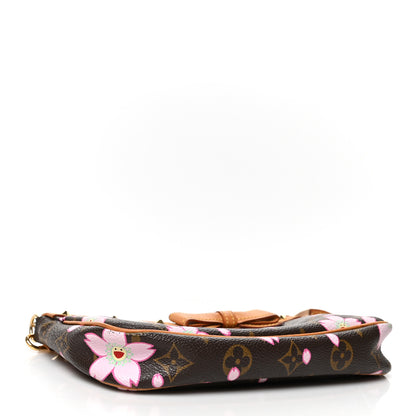 Louis Vuitton Monogram Cherry Blossom Pochette Accessories Brown 4 of 9