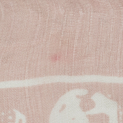 Alexander McQueen Silk Chiffon Skull Scarf Pink 5 of 6