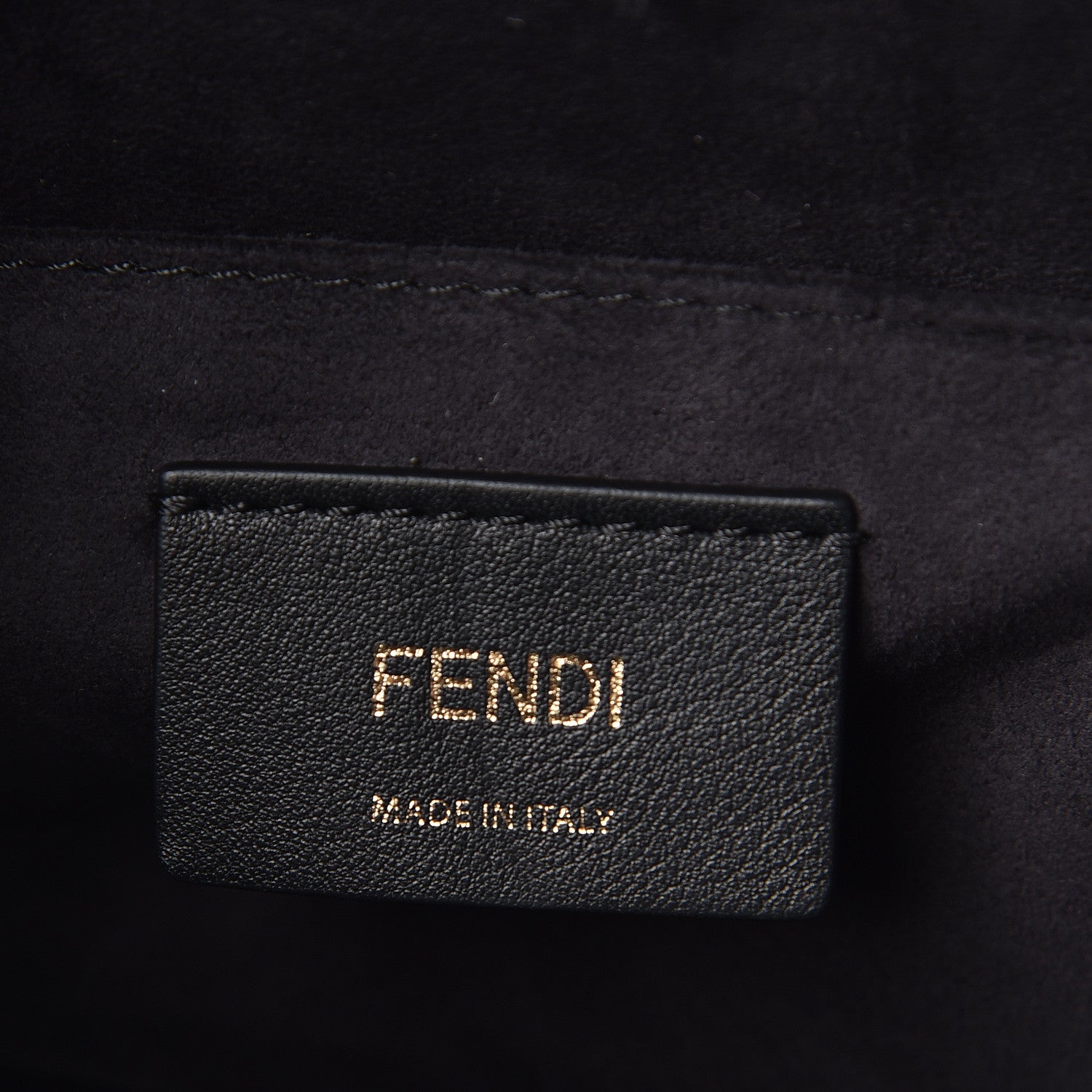 Fendi Velvet Vitello Dolce Fun Fair Kan I Shoulder Bag Tobacco Multicolor Black 6 of 12