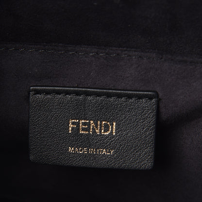 Fendi Velvet Vitello Dolce Fun Fair Kan I Shoulder Bag Tobacco Multicolor Black 6 of 12