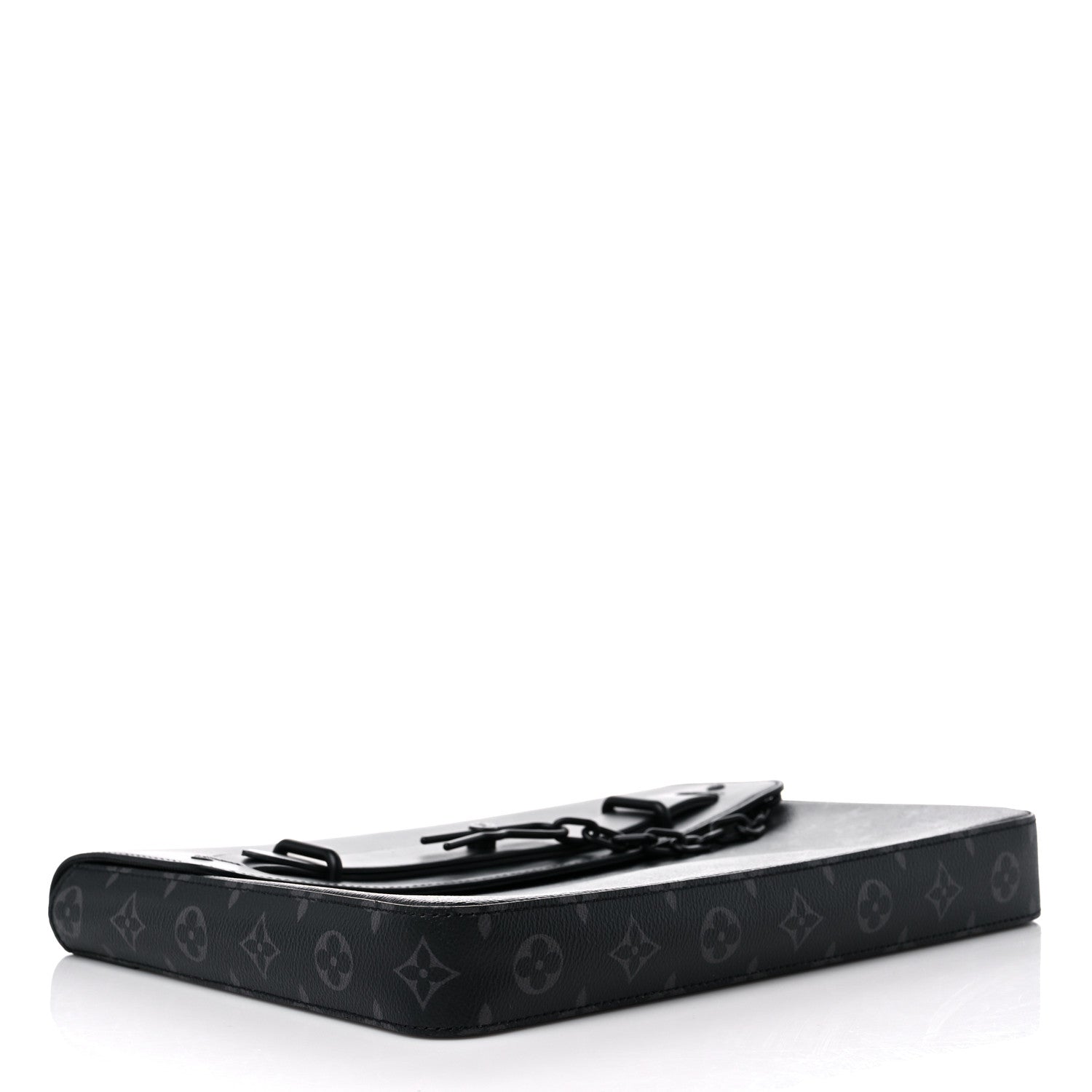 Louis Vuitton Monogram Eclipse Pochette Steamer 4 of 13
