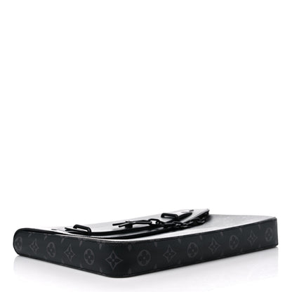 Louis Vuitton Monogram Eclipse Pochette Steamer 4 of 13