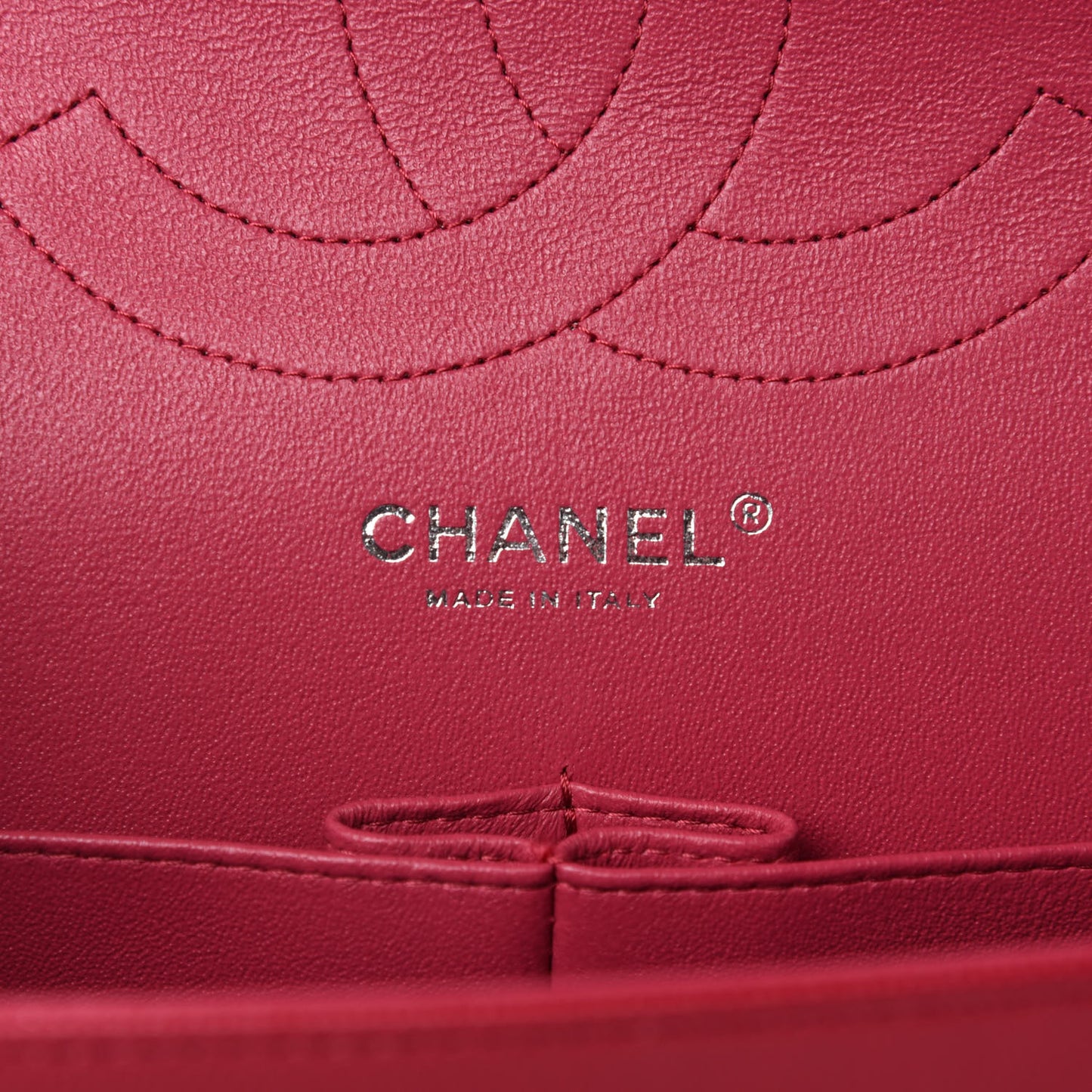 Caviar Quilted Jumbo Double Flap Red