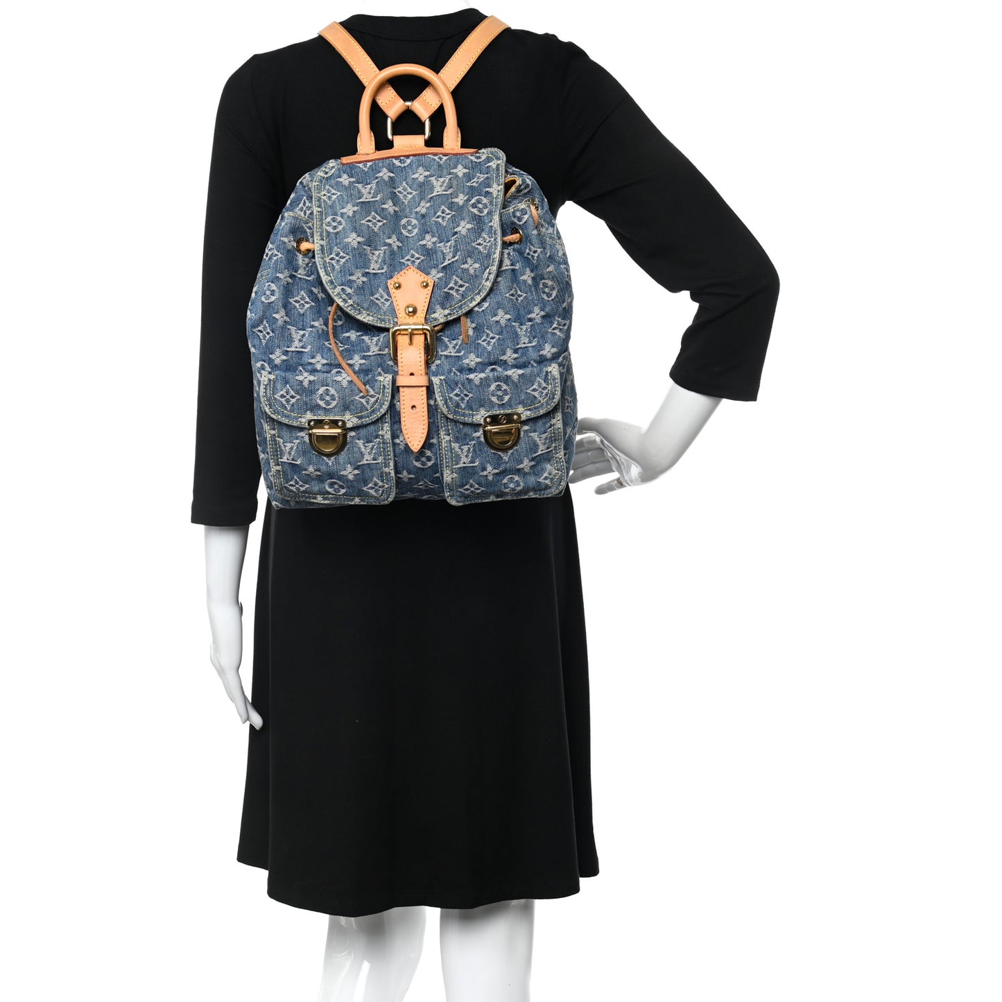 Denim Sac a Dos Backpack GM Blue