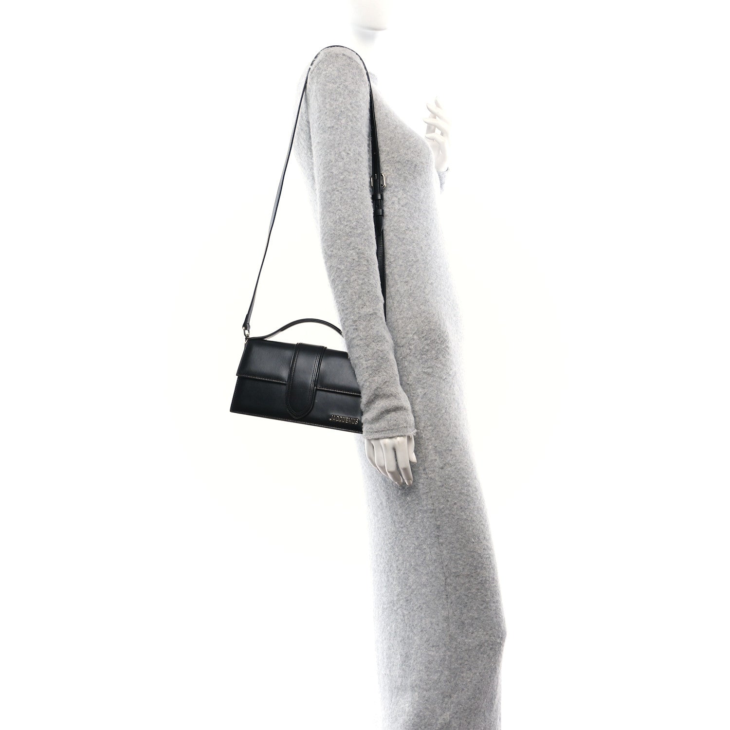 Jacquemus Smooth Calfskin Le Grand Bambino Black 2 of 9